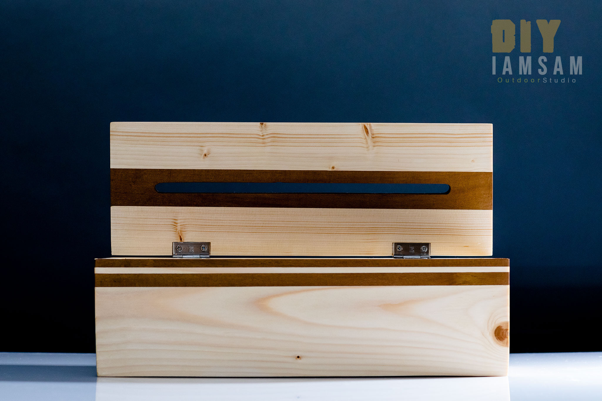 Wood Refillable Plastic Wrap Dispenser (7)